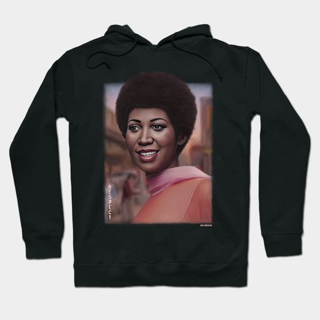 Queen of Soul Hoodie by Art Simpson